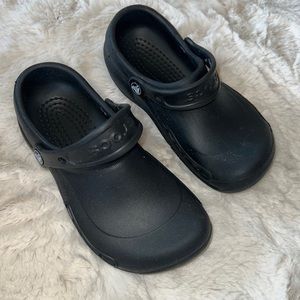 Boys CROCS size 4 black